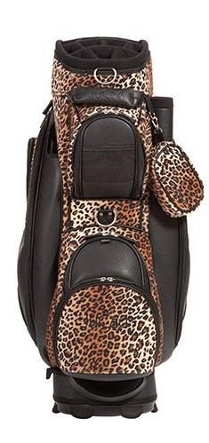 JuCad Style cart bag, čierno/leopardí