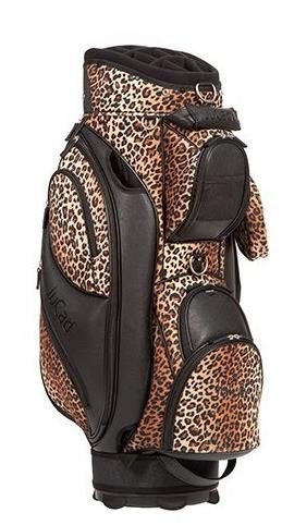 JuCad Style cart bag, čierno/leopardí