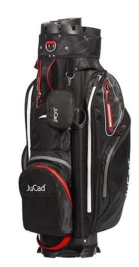 JuCad Manager Waterstop cart bag, čierno/červeno/sivý
