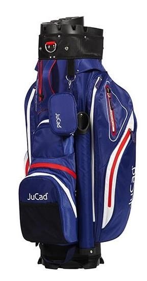 JuCad Manager Waterstop cart bag, modrý/biely/červený