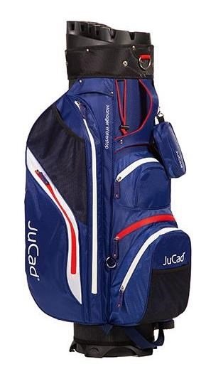 JuCad Manager Waterstop cart bag, modrý/biely/červený