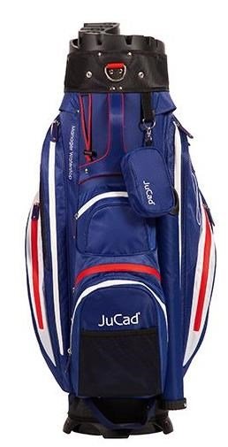JuCad Manager Waterstop cart bag, modrý/biely/červený