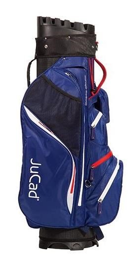 JuCad Manager Waterstop cart bag, modrý/biely/červený