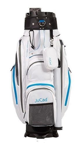 JuCad Manager Waterstop cart bag, biela/modrá/šedá