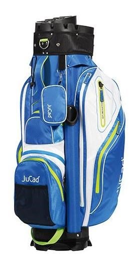 JuCad Manager Waterstop cart bag, modrý/biely/zelený