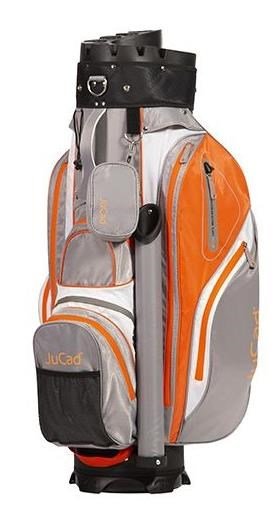 JuCad Manager Waterstop cart bag, svetlosivá/biela/oranžová