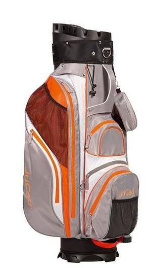JuCad Manager Waterstop cart bag, svetlosivá/biela/oranžová