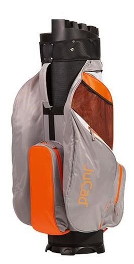 JuCad Manager Waterstop cart bag, svetlosivá/biela/oranžová