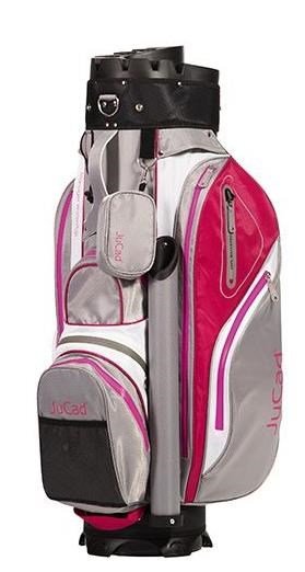 JuCad Manager Waterstop cart bag, svetlosivá/biela/ružová