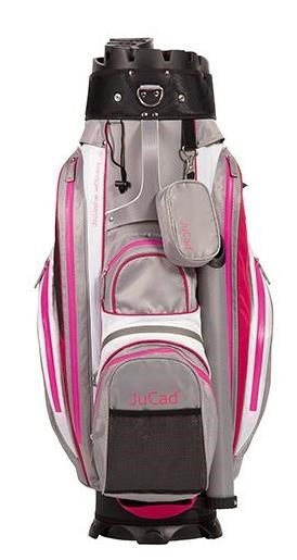 JuCad Manager Waterstop cart bag, svetlosivá/biela/ružová