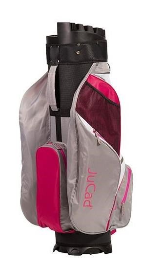 JuCad Manager Waterstop cart bag, svetlosivá/biela/ružová