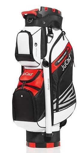 JuCad Quiet Line cart bag, čierno/bielo/červený