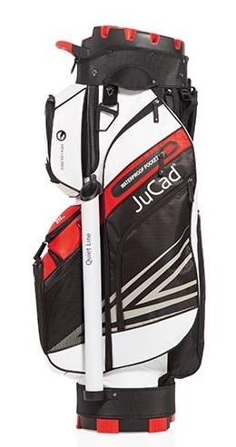 JuCad Quiet Line cart bag, čierno/bielo/červený