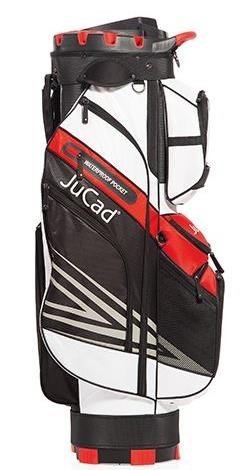 JuCad Quiet Line cart bag, čierno/bielo/červený