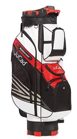 JuCad Quiet Line cart bag, čierno/bielo/červený