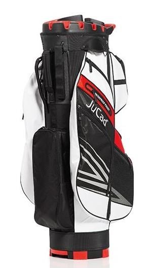 JuCad Quiet Line cart bag, čierno/bielo/červený