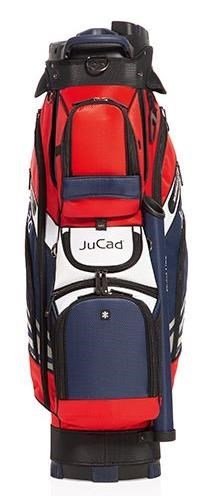 JuCad Quiet Line cart bag, tmavomodrý/červený/biely