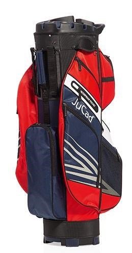 JuCad Quiet Line cart bag, tmavomodrý/červený/biely