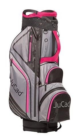 JuCad Sportline cart bag, čierno/šedo/ružový