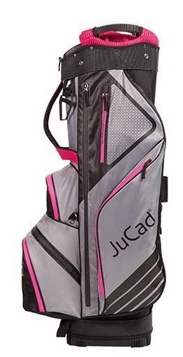 JuCad Sportline cart bag, čierno/šedo/ružový