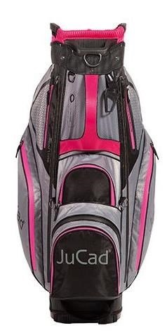 JuCad Sportline cart bag, čierno/šedo/ružový