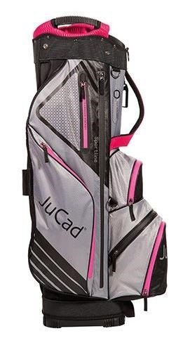 JuCad Sportline cart bag, čierno/šedo/ružový
