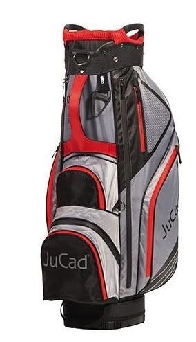 JuCad Sportline cart bag, čierno/šedo/červený