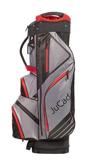 JuCad Sportline cart bag, čierno/šedo/červený