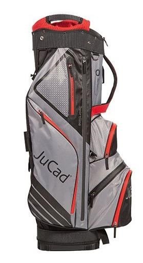JuCad Sportline cart bag, čierno/šedo/červený