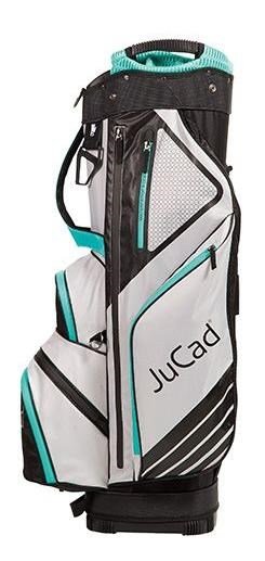 JuCad Sportline cart bag, čierno/šedo/tyrkysový