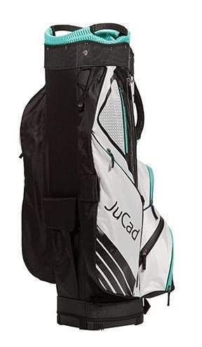 JuCad Sportline cart bag, čierno/šedo/tyrkysový