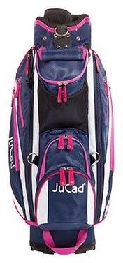 JuCad Junior cart bag, tmavomodrý/biely/ružový