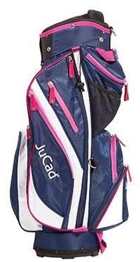 JuCad Junior cart bag, tmavomodrý/biely/ružový