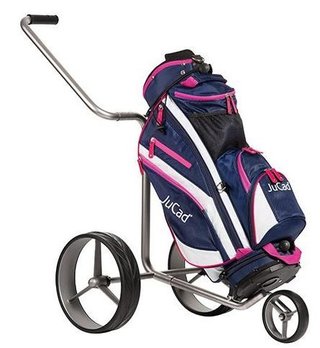 JuCad Junior cart bag, tmavomodrý/biely/ružový