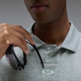 Oakley C1 Gradient pánske polo, gradient faded green/white