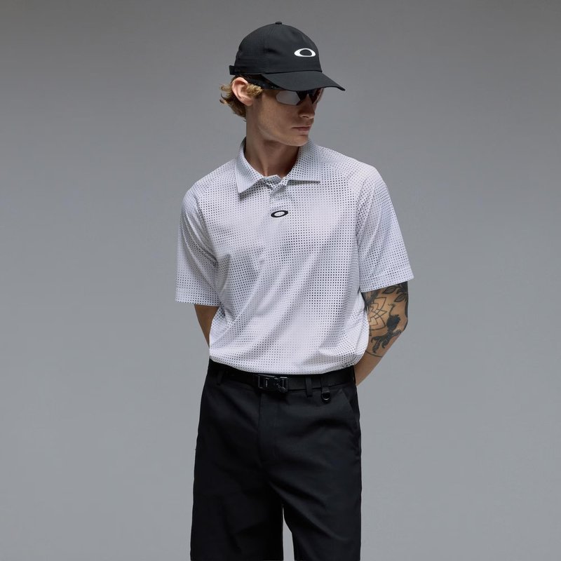 Oakley C1 Overcast pánske polo, biele