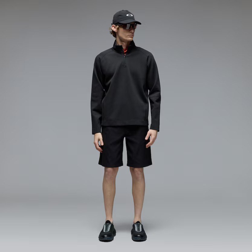 Oakley Platform Quater Zip pánska mikina, pitch black