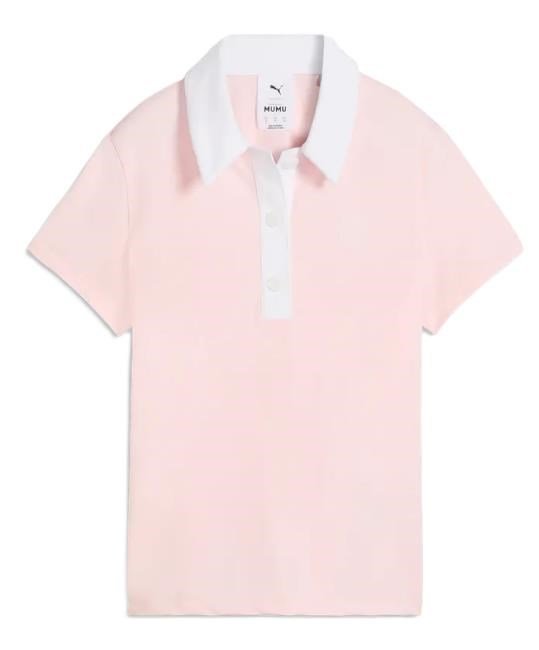 Puma X Mumu Crest dámske polo, rose blossom