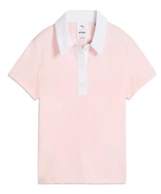 Puma X Mumu Crest dámske polo, rose blossom