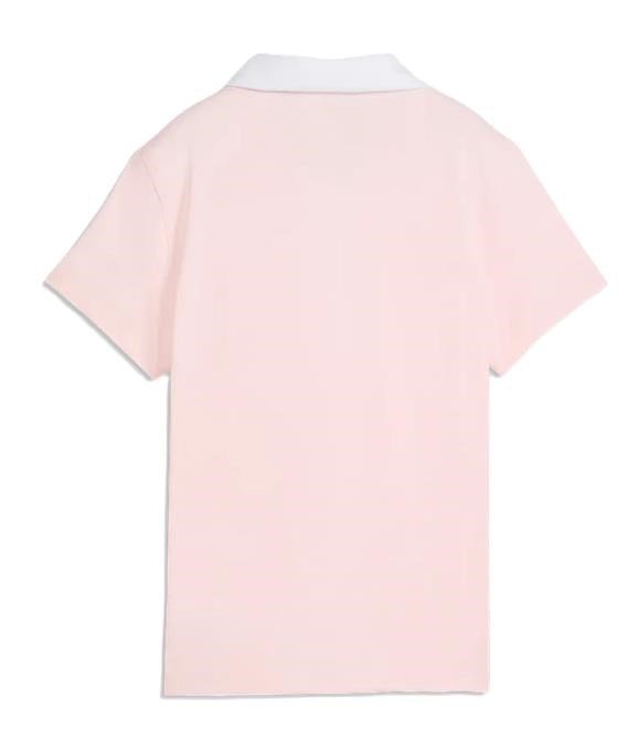 Puma X Mumu Crest dámske polo, rose blossom