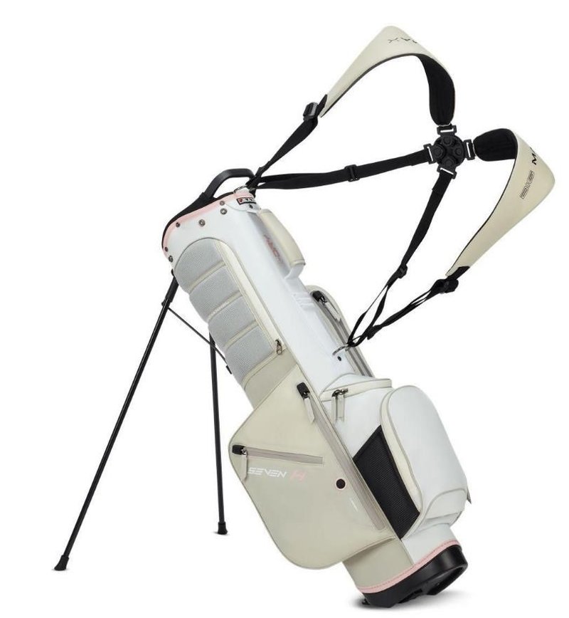 Big Max Aqua Seven H stand bag, bielo/biela/ružový
