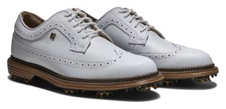FootJoy Premiere Series Marquis pánske golfové topánky, biela/hnedá