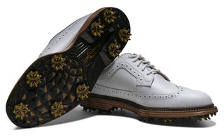 FootJoy Premiere Series Marquis pánske golfové topánky, biela/hnedá