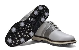 FootJoy Premiere Series Packard pánske golfové topánky, bílo/šedé