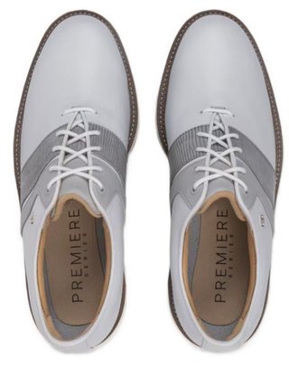 FootJoy Premiere Series Packard pánske golfové topánky, bílo/šedé