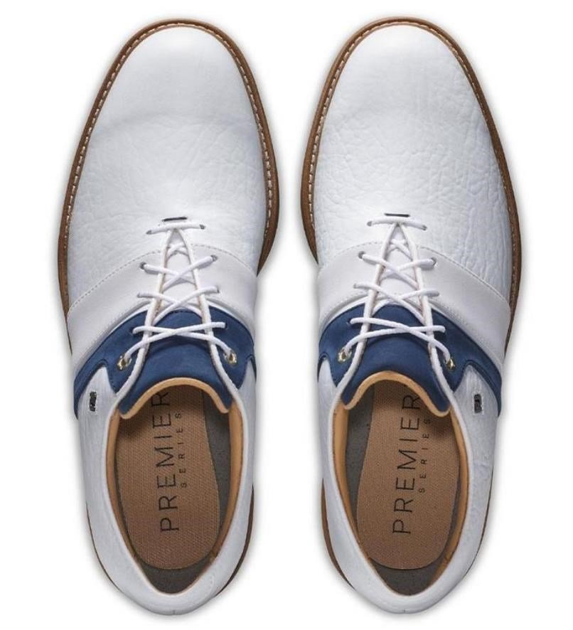 FootJoy Premiere Series Packard pánske golfové topánky, bílo/modré