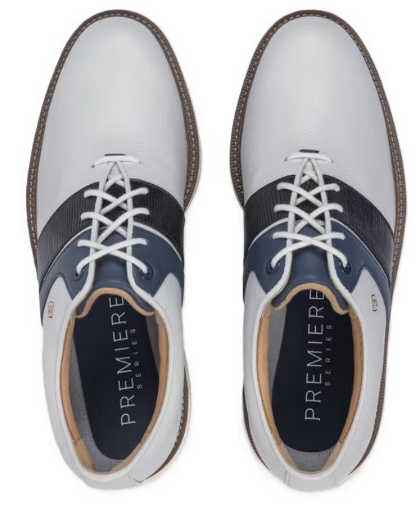 FootJoy Premiere Series Packard pánske golfové topánky, bílo/modré