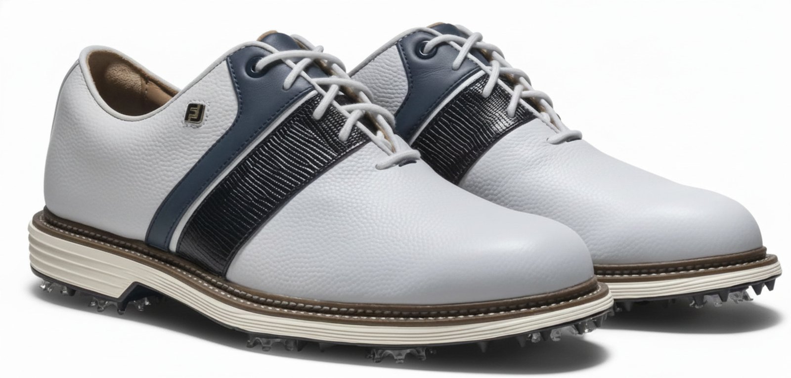 FootJoy Premiere Series Packard pánske golfové topánky, bílo/modré