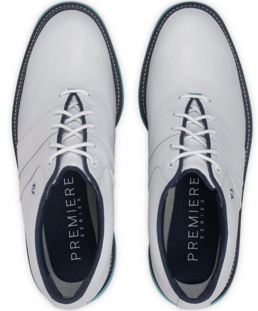 FootJoy Premiere Series Packard pánske golfové topánky, bílo/modré