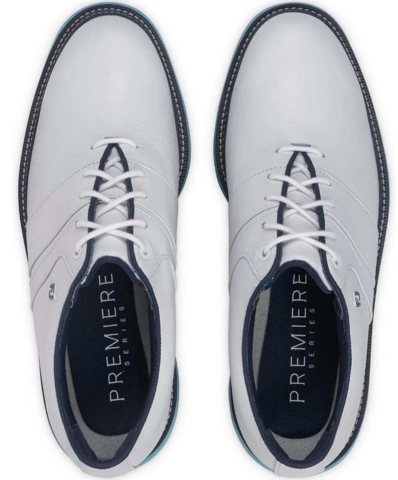 FootJoy Premiere Series Packard pánske golfové topánky, bílo/modré